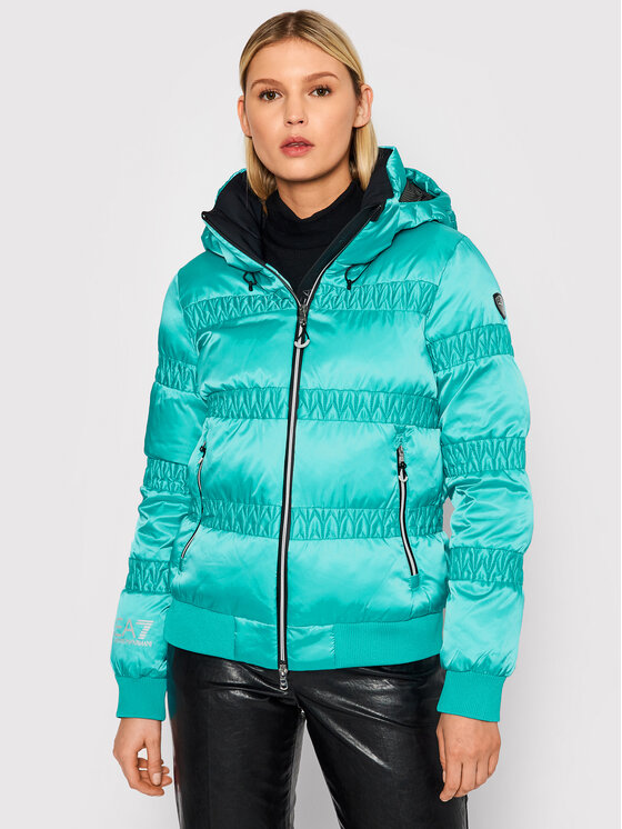 EA7 Emporio Armani Geacă din puf 6KTG01 TN7HZ 0520 Albastru Regular Fit 0520 imagine noua