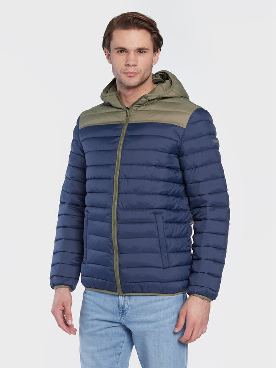 Wrangler Wrangler Prechodná bunda W4B1WA114 112319932 Tmavomodrá Regular Fit