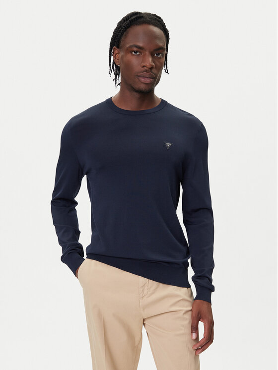 Guess Guess Džemper M4YR29 Z3DM0 Tamnoplava Regular Fit