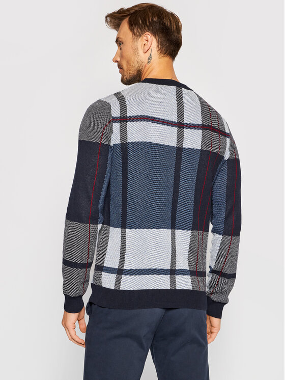 Maglione 5858-91 Blu scuro Slim Fit