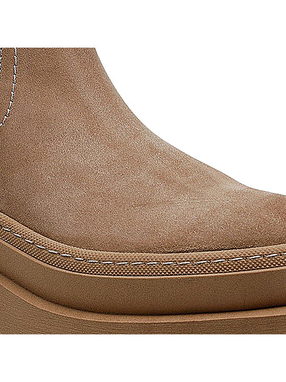 Badura Badura Kotníková obuv s elastickým prvkem 8118-02 Béžová