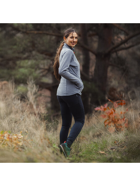 Alpinus Alpinus Legginsy Orta Czarny Regular Fit