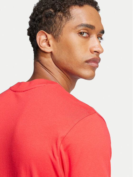 adidas adidas T-shirt Essentials Big Logo JE8934 Rosso Regular Fit
