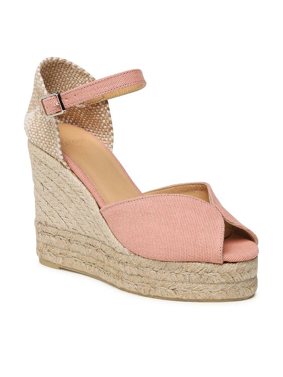 Castañer Espadrile Bianca/8ed/002 022235-817 Roz 022235-817 imagine noua