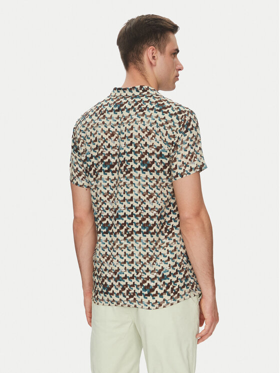 INDICODE INDICODE Košeľa Inramses 20-436 Farebná Regular Fit