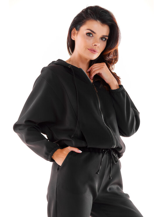 Awama Awama Bluza A590 Czarny Basic Fit