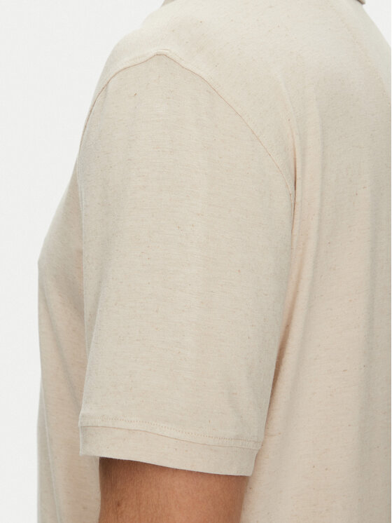 Marciano Guess Marciano Guess Тениска с яка и копчета 5GHP01 6315A Бежов Regular Fit