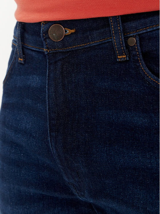 Wrangler Wrangler Jeansy Larston 112350845 Granatowy Slim Fit