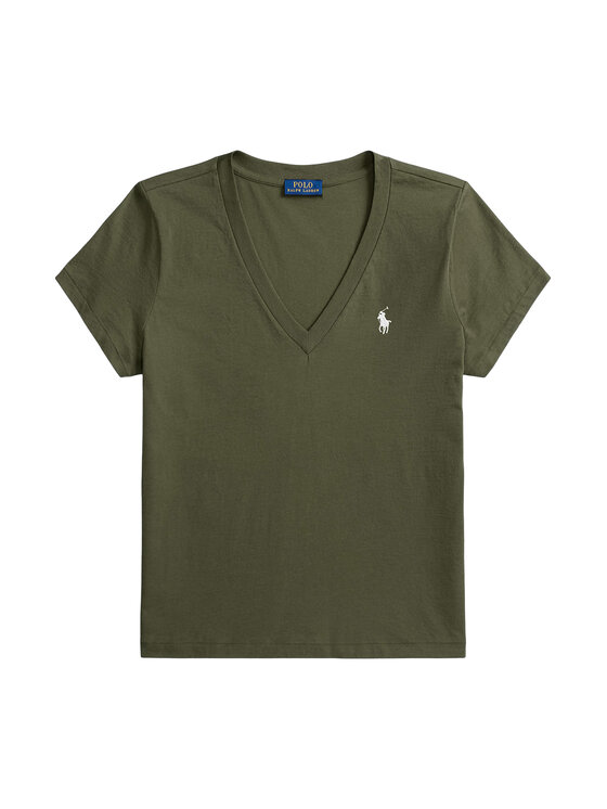 Polo Ralph Lauren Polo Ralph Lauren T-shirt 211B14611005 Zelena Regular Fit