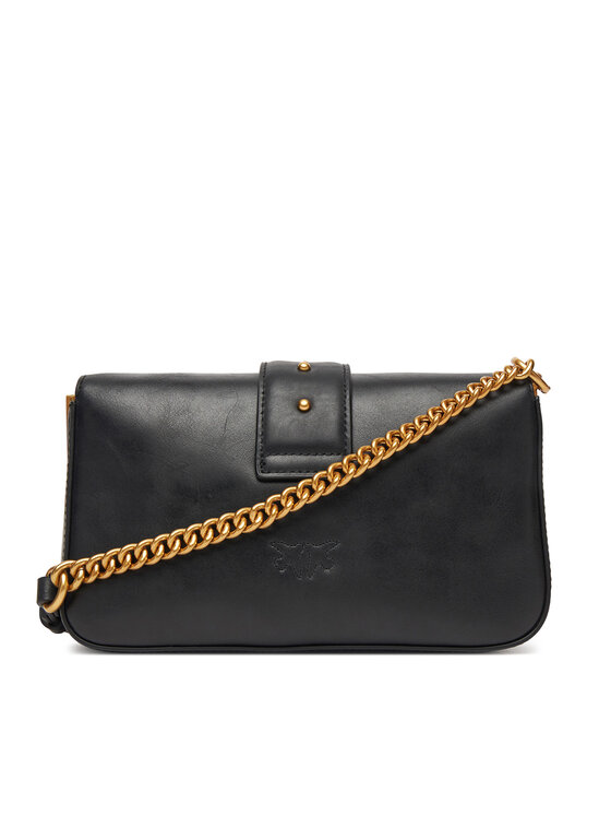 PINKO PINKO Borsetta Love One Mini Slouchy Fl PE 25 PLTT 104340 A2C2 Nero