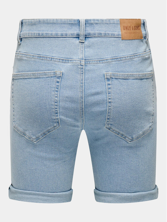 Only & Sons Only & Sons Džínsové šortky Ply 22029038 Modrá Regular Fit