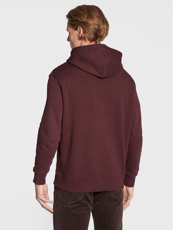 Lee Lee Felpa Plain L80YRY74 112321575 Bordeaux Regular Fit