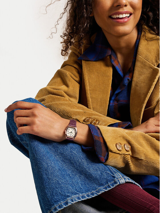 Fossil Fossil Zegarek Harlow ES5428 Fioletowy