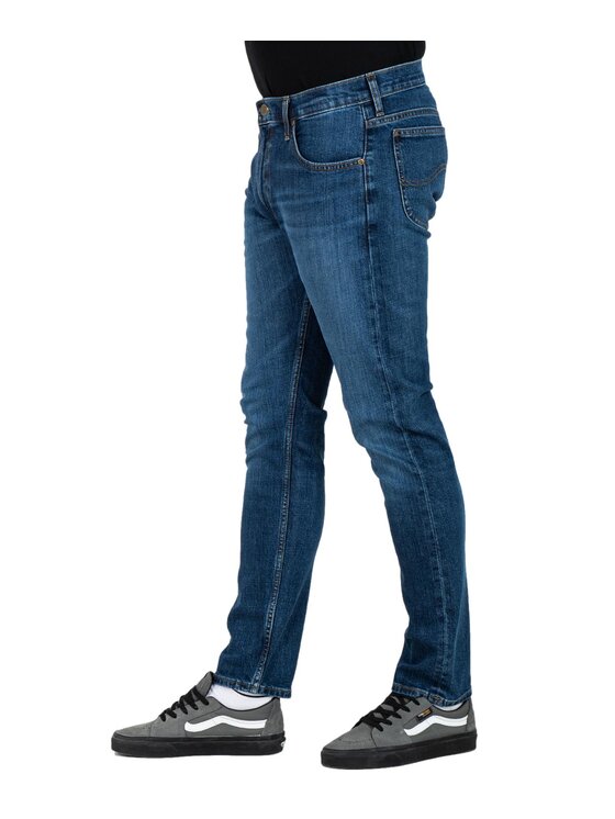 Lee Lee Jeansy 112358461 Niebieski Slim Fit