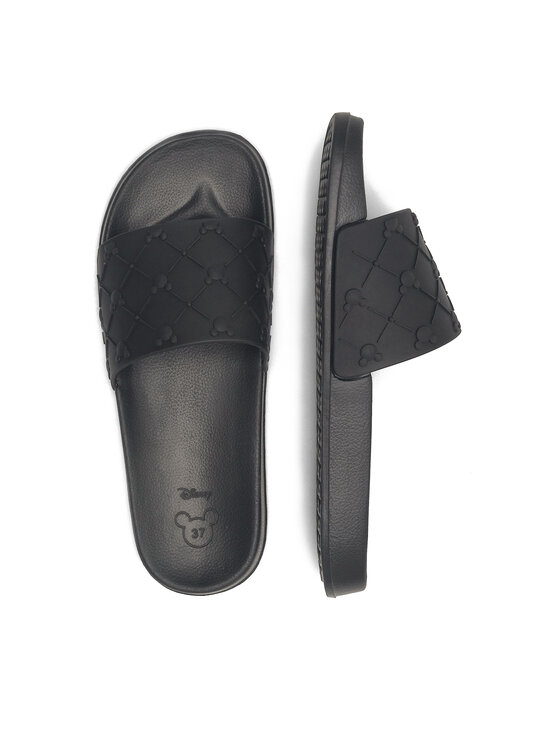 Mickey&Friends Mickey&Friends Pantoletten AW23-142DSTC Schwarz