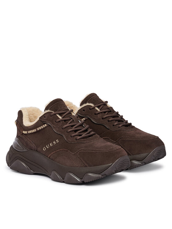 Guess Guess Sportcipők FLFMI3 SUE12 Sötétbarna
