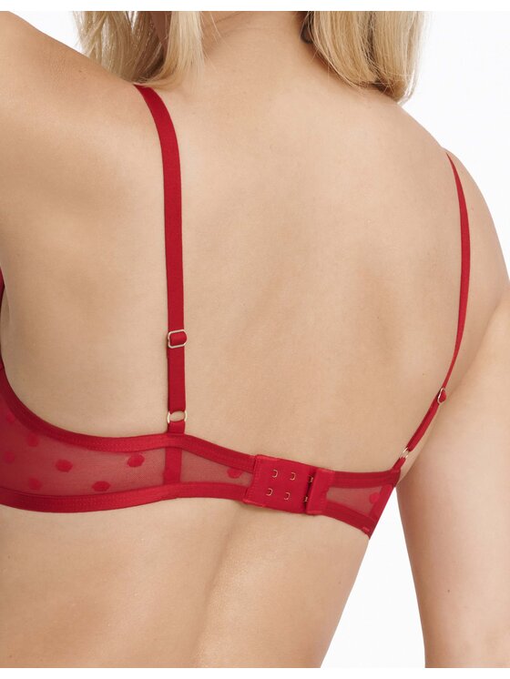 Esotiq Esotiq Biustonosz push-up 40920 Czerwony