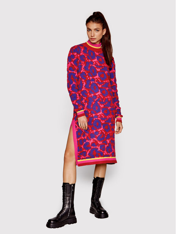 Silvian Heach Silvian Heach Trikotāžas kleita PGA22077VE Rozā Regular Fit