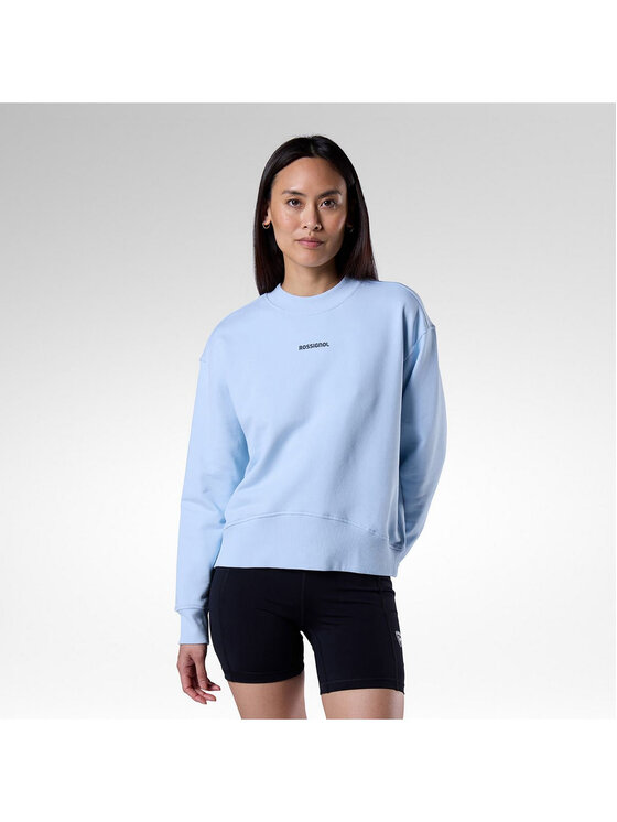 Rossignol Rossignol Bluza W Logo Cn Niebieski jasny Regular Fit