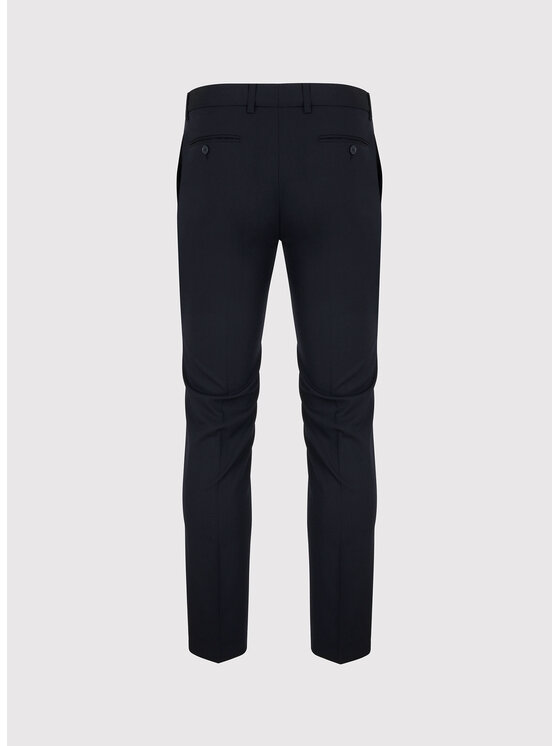Pako Lorente Pako Lorente Spodnie garniturowe P000B-6G-008 Granatowy Super Slim Fit