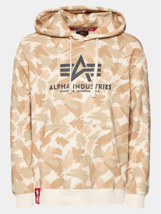 Alpha Industries Alpha Industries Majica dugih rukava Basic 178312C Bež Regular Fit