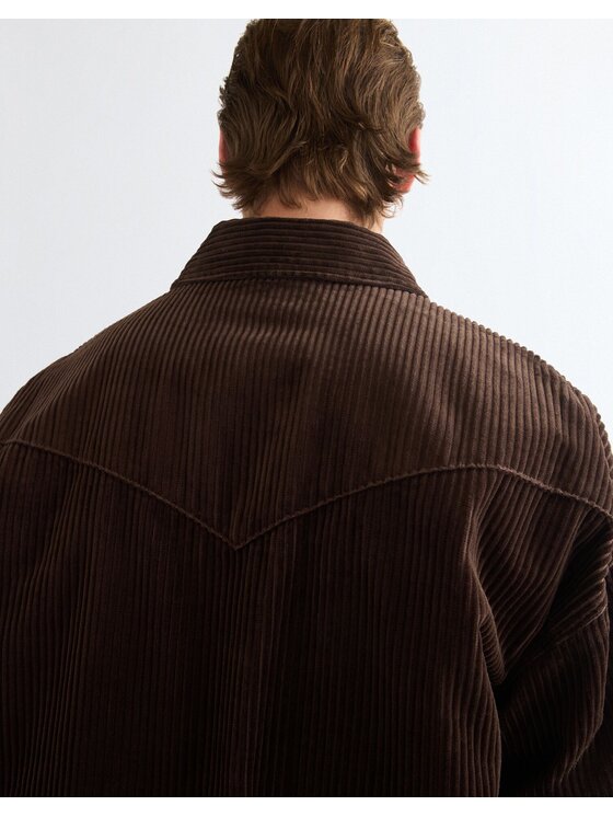 Wrangler Wrangler Koszula WESTERN SHIRT Brązowy Relaxed Fit