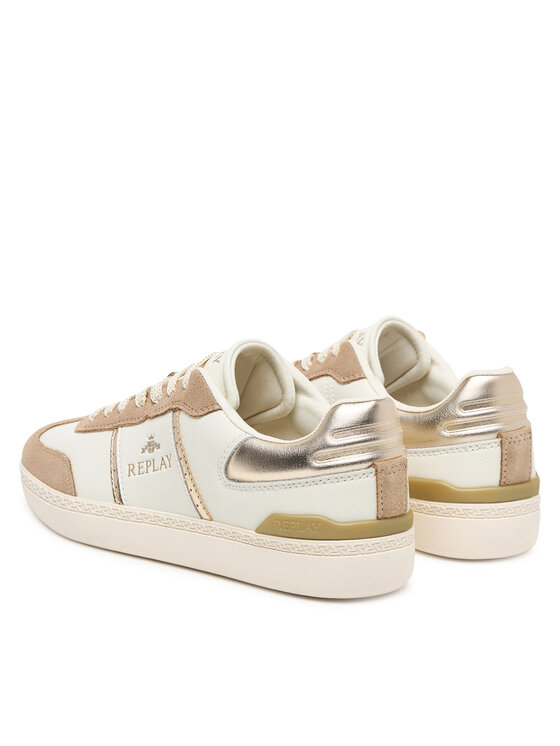 REPLAY REPLAY Sneakersy GWSD8 .000.C000IL Kremowy