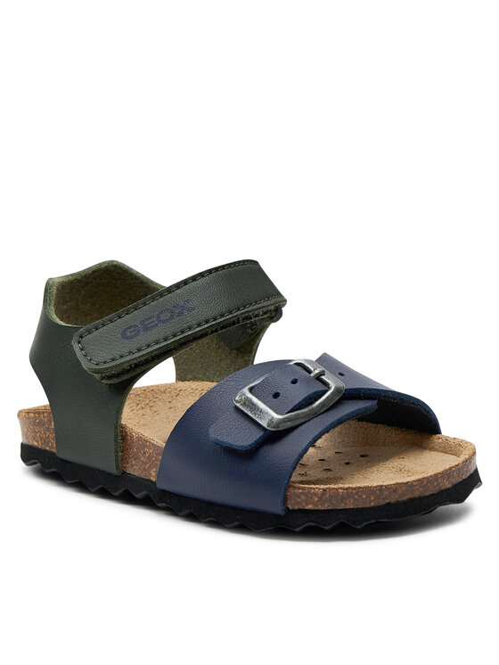 Geox Geox Sandales B Sandal Chalki Boy B922QA 000BC C3024 M Zaļš