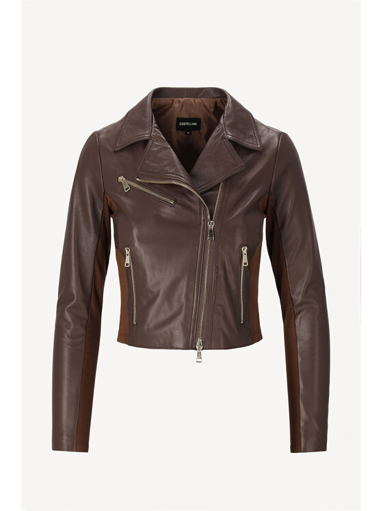 Castellani Castellani Ramoneska Ramoneska Francesca Brązowy Regular Fit