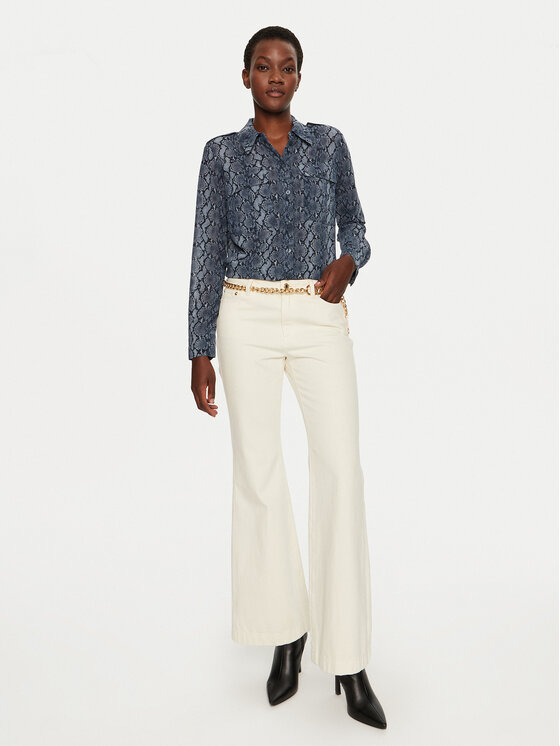 MICHAEL Michael Kors MICHAEL Michael Kors Ing MF440OWF4N Kék Regular Fit