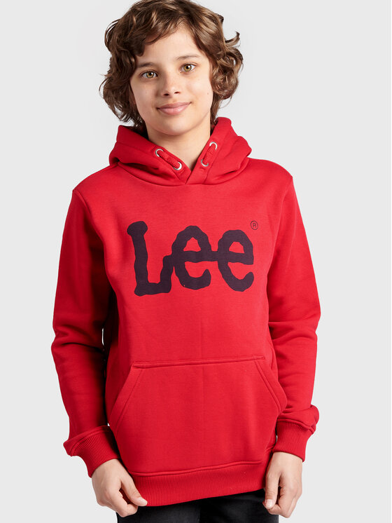 Lee Lee Pulóver LEE0008 Piros Regular Fit