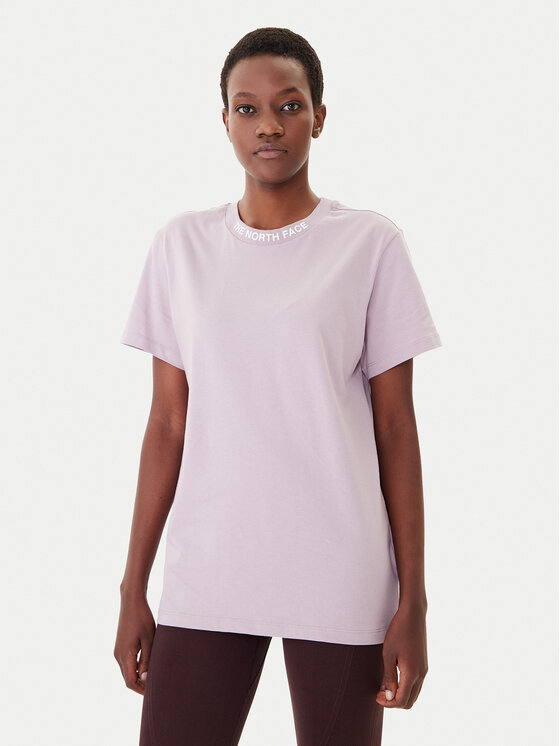 The North Face The North Face T-Shirt Zumu NF0A87DJ Fioletowy Regular Fit