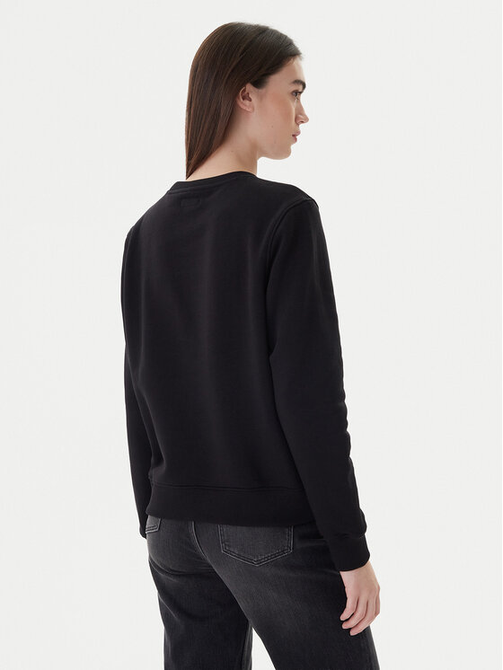 Guess Jeans Guess Jeans Felpa W4YQ10 KC811 Nero Classic Fit