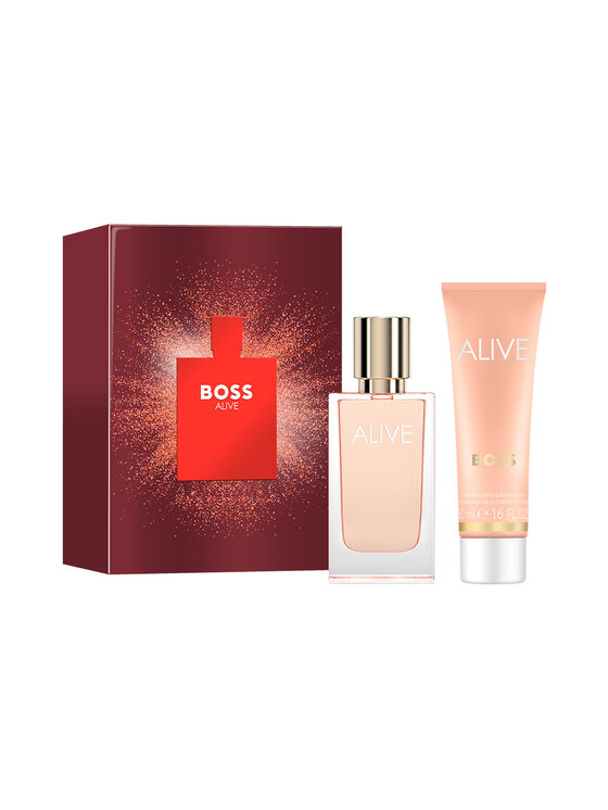 Zestaw zapachowy HUGO BOSS, Hugo Boss Alive zestaw woda perfumowana spray 30ml + balsam do ciała 50ml