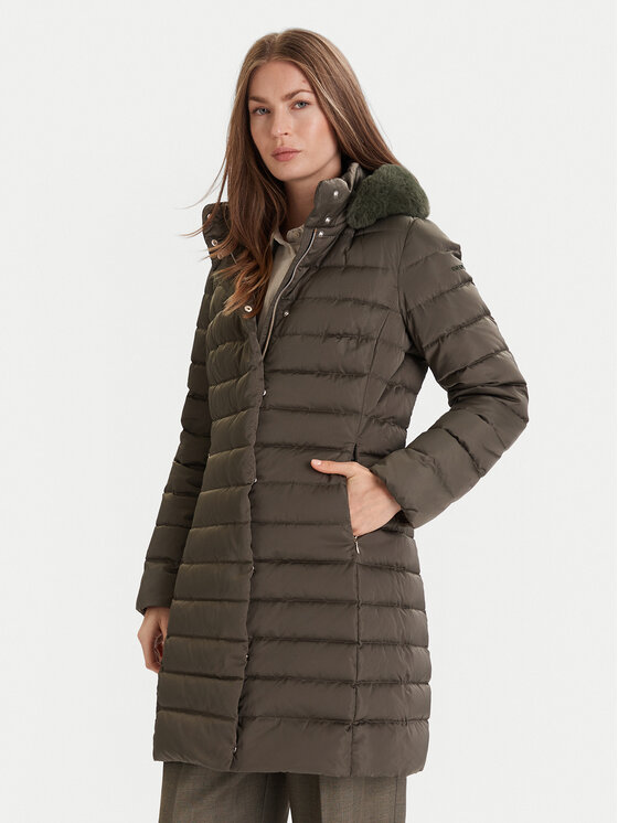 Geox Geox Geacă din puf Bettanie W5626H T3122 F3236 Verde Regular Fit
