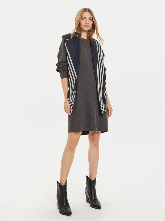 Tommy Hilfiger Tommy Hilfiger Eșarfă Naval Square AW0AW16651 Bleumarin