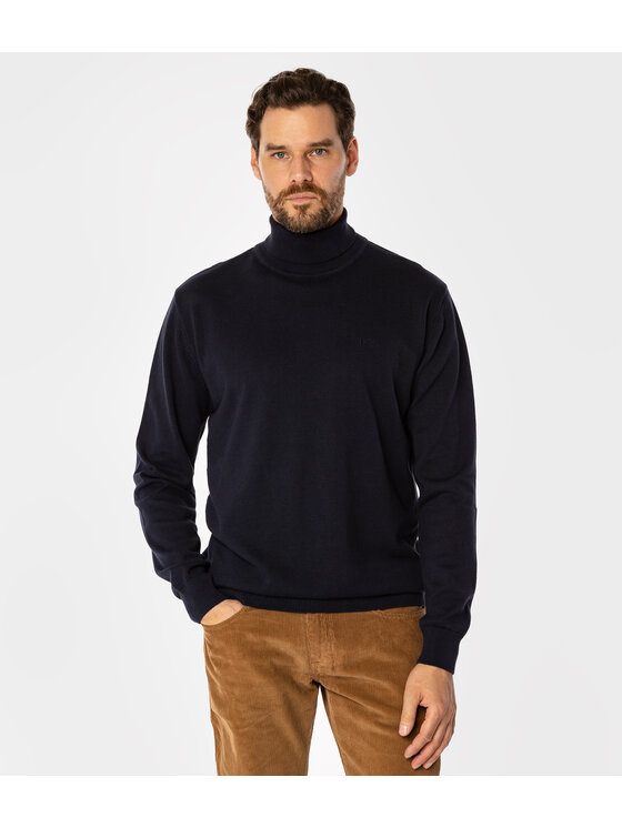 Lee Cooper Lee Cooper Sweter SANTO Granatowy Regular Fit