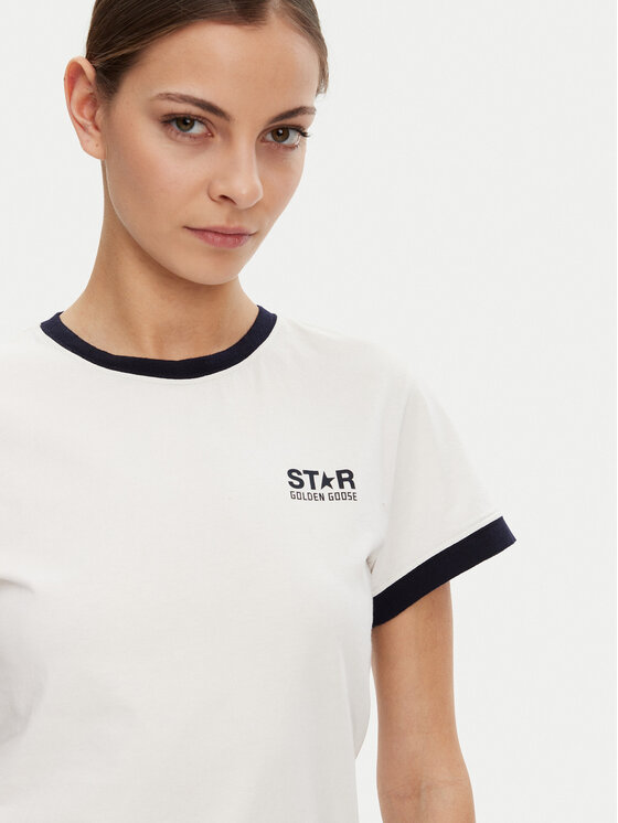 Golden Goose Golden Goose Футболка GWP01846.P001489.11782 Білий Regular Fit
