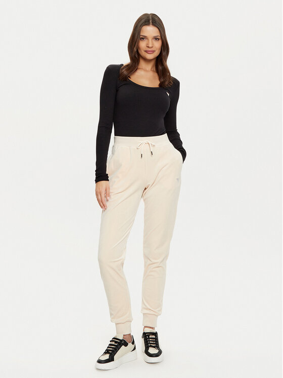 Guess Guess Blūze V4BP07 K8RT2 Melns Rib Fit