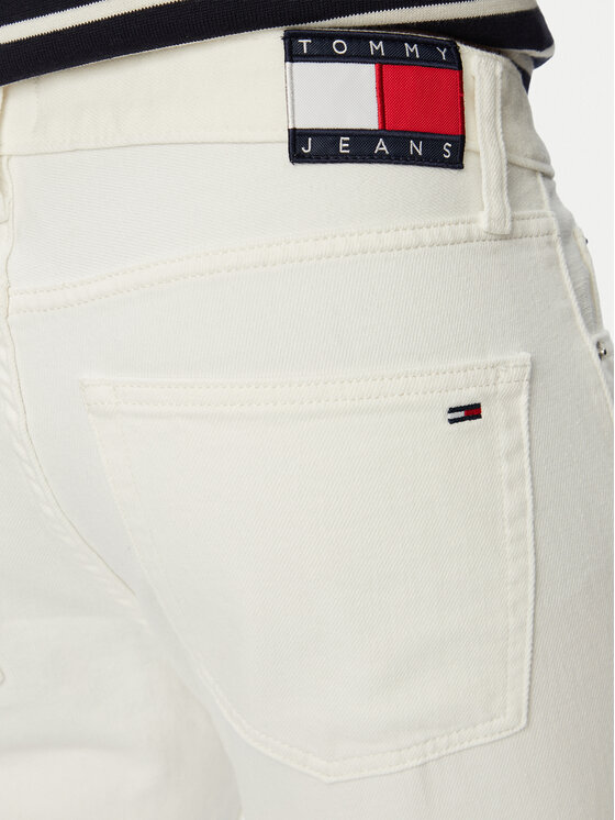Tommy Jeans Tommy Jeans Džinsi Austin DM0DM23353 Balts Slim Fit