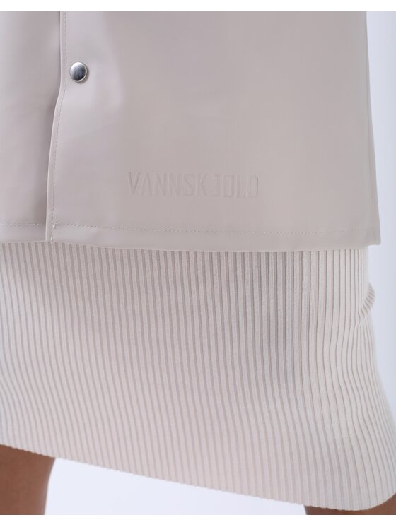 VANNSKJOLD VANNSKJOLD Kurtka przeciwdeszczowa ELEGANCE Beżowy Classic Fit