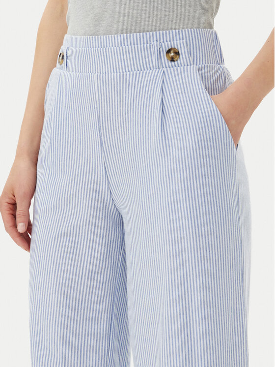 JDY JDY Medžiaginės kelnės Nelli 15345574 Mėlyna Wide Leg