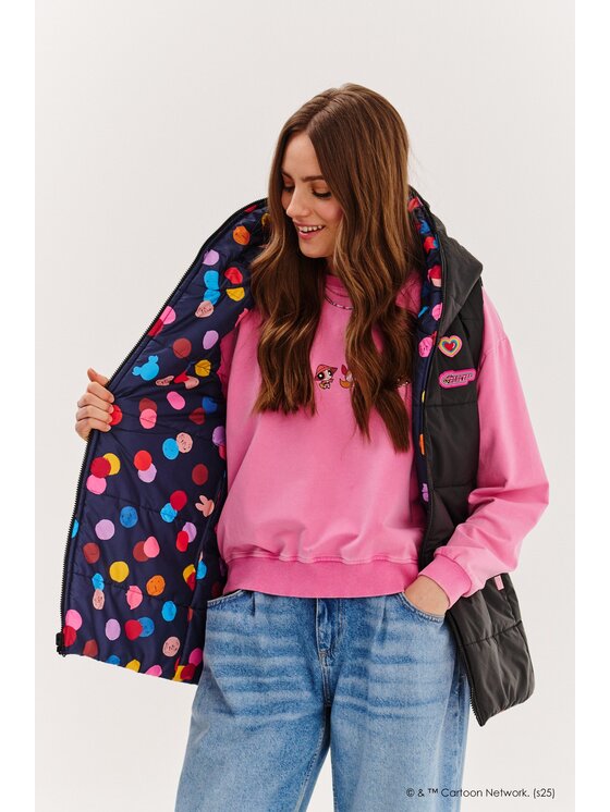 NAOKO NAOKO Vesta Boom Boom Dots Černá Regular Fit