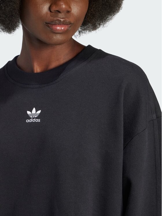 adidas adidas Bluza Essentials Oversized French Terry Czarny Oversize