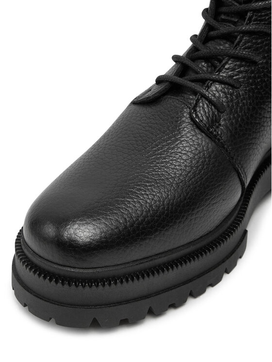 Tommy Hilfiger Tommy Hilfiger Μπότες Th Chunky Tl Lace Up Boot FM0FM05270 Μαύρο
