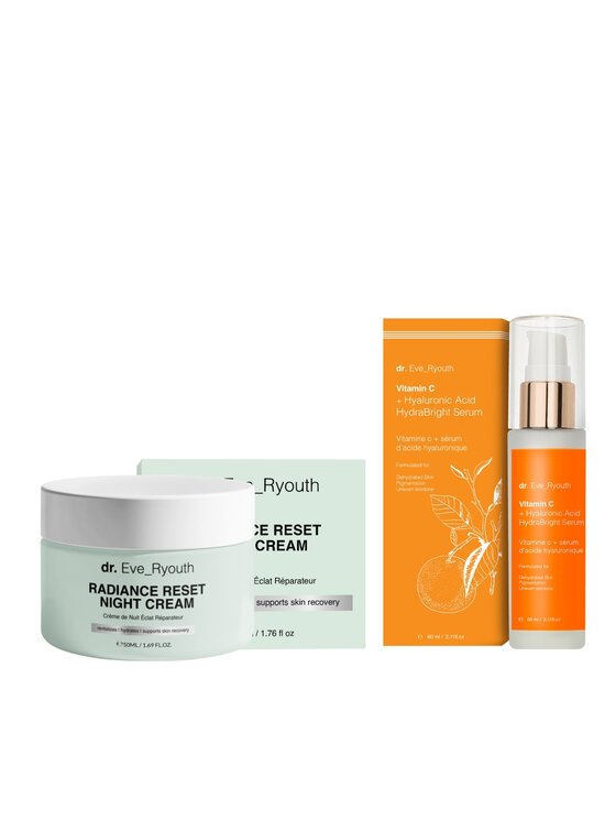 dr. Eve Ryouth dr. Eve Ryouth Radiance Reset Krem na Noc + Serum Hydrabright Krem na dzień i na noc