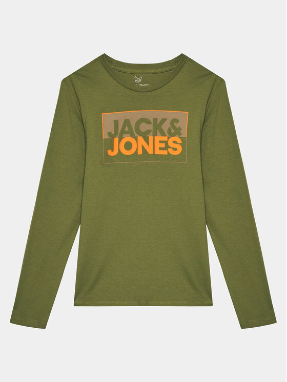 Jack&Jones Junior Blūze 12251462 Zaļš Standard Fit