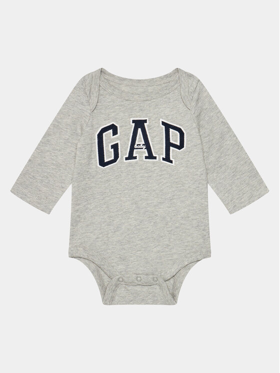 Gap Bodijs 794768-00 Pelēks Regular Fit