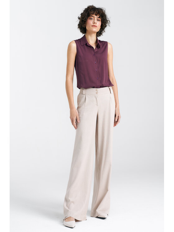 NIFE NIFE Halenka B158 Fialová Regular Fit