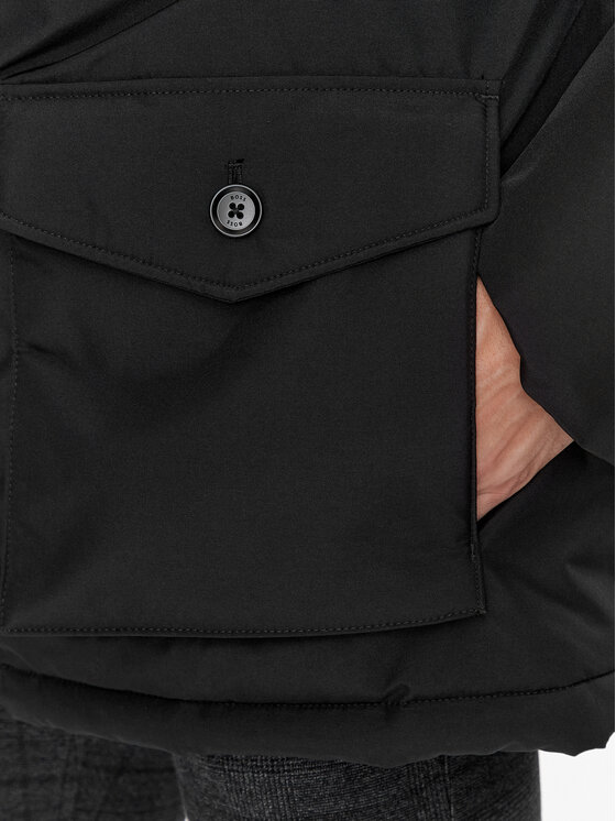 BOSS Boss Зимно яке Osiass 50499551 Черен Regular Fit